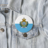 サンマリノ国旗 缶バッジ (インサイチュ)