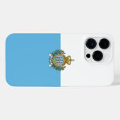 サンマリノ国旗 iPhoneケース (裏面横)