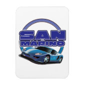 サンマリノ スポーツカー マグネット (縦)