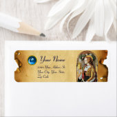 サンマリマグダレネパーチメントジェムストーンモノグラム ラベル (インサイチュ)