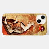 サンマリマグダレネパーチメントルビージェムモノグラム Case-Mate iPhoneケース (裏面 (横))