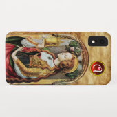 サンマリマグダレネパーチメントルビージェムモノグラム Case-Mate iPhoneケース (裏面(横))