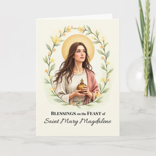 サンマリマグダレネフィーダデイ恵みリース カード (正面)