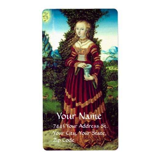 サンマリマグダレネ，ブラウンパーチメント ラベル (正面)