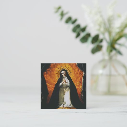 サンマルガレットメアリーアラコク スクエア名刺 (スタンド正面)