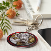 サンマルクステンドグラス キーホルダー (側面)