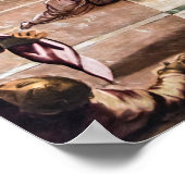 サンマルコの体はジャコポティントーレによってヴェネツィアにもたらされた ポスター (角)