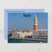 サンマルコイタリア広場への入口 ポストカード (正面/裏面)