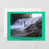 サンマルコスリバー秋ポストカード ポストカード (正面/裏面)