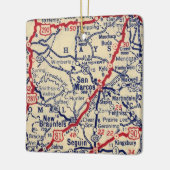 サンマルコスTXヴィンテージマップ セラミックオーナメント (左)