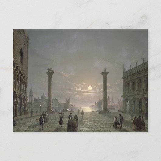 サンマルコ広場からのグランドカナル ポストカード (正面)