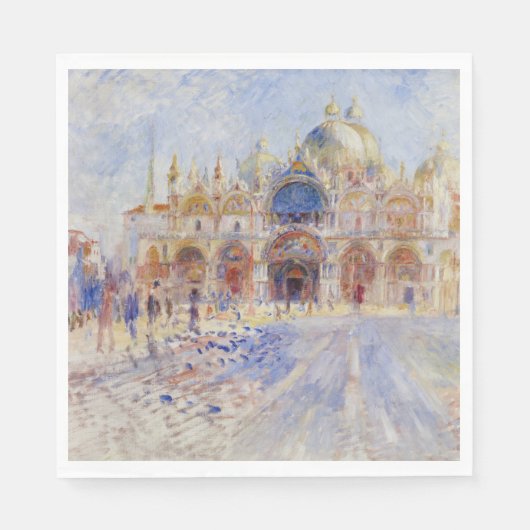 サンマルコ広場(Piazza San Marco) スタンダードランチョンナプキン (正面)