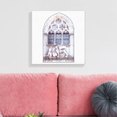 サンマルコ翼ライオンの窓 キャンバスプリント (インサイチュ (リビング))