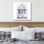 サンマルコ翼ライオンの窓 キャンバスプリント (インサイチュ (寝室))