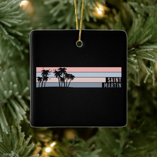 サンマルタンサンマーテンアイランド セラミックオーナメント (ツリー)