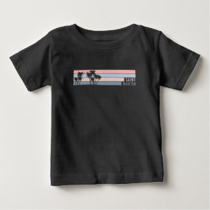 サンマルタンサンマーテンアイランド ベビーTシャツ