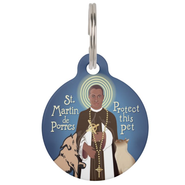 サンマルタンドポ保護レスティペットペットタグ ペット　ネームタグ (正面)