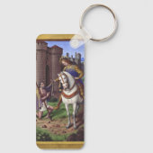 サンマルタン・オブ・トゥーズはマントを二つに切った キーホルダー (裏面)