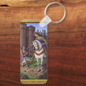 サンマルタン・オブ・トゥーズはマントを二つに切った キーホルダー (裏面)