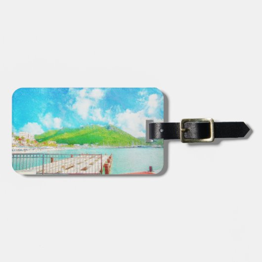 サンマルタン ラゲッジタグ (正面横)