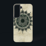 サンマンダラルーツフォンケース SAMSUNG GALAXY S22ケース<br><div class="desc">この象徴的な太陽の質感と自然は、接地と宇宙のエネルギーを結合し、スピリチュアルの魂に理想的である。</div>