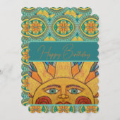 サンマンダラ誕生日カード サンキューカード (正面/裏面)