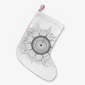 サンマンダラ1 スモールクリスマスストッキング (正面 (吊り時))