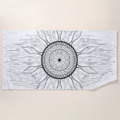 サンマンダラ1 ビーチタオル (正面)