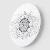 サンマンダラ1 ラージ壁時計 (傾斜)