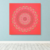 サンマンダラ – キャンバスプリント (インサイチュ (ウッドフロア))