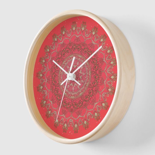 サンマンダラ – 壁時計 (傾斜)