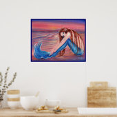サンマーメイドのポスターにタッチBy Renee Lavoie ポスター (キッチン)
