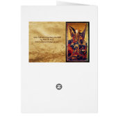 サンミカエルヴァンギッシングザデビル祈りの言葉 (裏面)