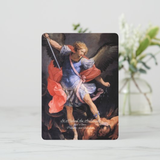 サンミカエル大天使と祈りの言葉 シーズンカード (スタンド正面)