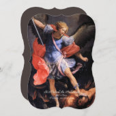 サンミカエル大天使と祈りの言葉 シーズンカード (正面/裏面)