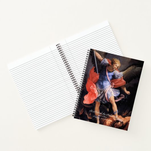 サンミカエル大天使と祈りの言葉 ノートブック (内部)