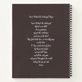 サンミカエル大天使と祈りの言葉 ノートブック (裏面)