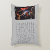 サンミカエル大天使祈りの言葉装飾用クッション アクセントクッション (正面(垂直))