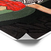 サンミカエル絵を描ザアーチャンエルズバイアルフレッドキツネ ポスター (角)