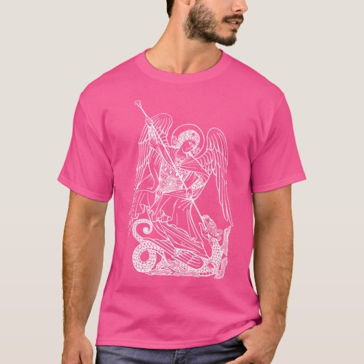 サンミカエル・アルチャンゲルとドラゴン Tシャツ (正面)