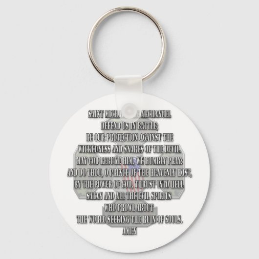 サンミカエル・ザ・アーチャンエル キーホルダー (正面)