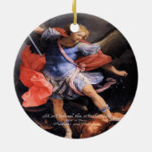 サンミカエル・ザ・アーチャンエル セラミックオーナメント (裏面)