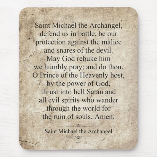 サンミカエル・ザ・アーチャンエル マウスパッド (正面)