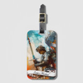 サンミカエル・ザ・アーチャンエル ラゲッジタグ (正面縦)