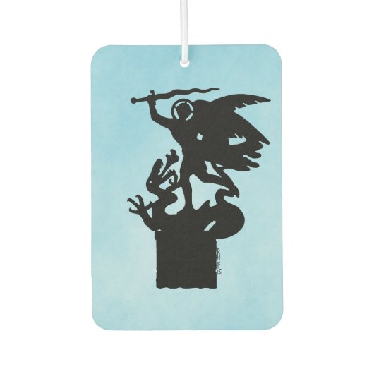 サンミカエル&ドラゴン カーエアーフレッシュナー (正面)