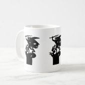サンミカエル&ドラゴン コーヒーマグカップ (正面左)