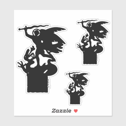 サンミカエル&ドラゴン シール (シート)