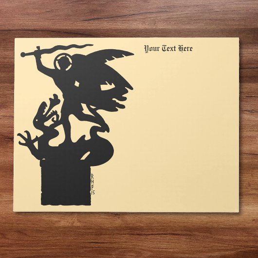 サンミカエル&ドラゴン ノートパッド