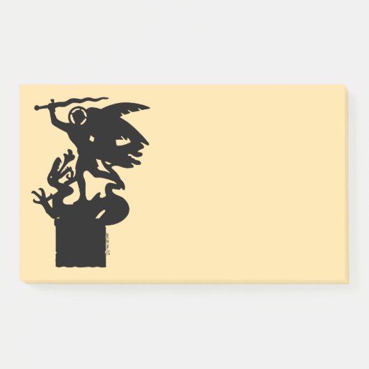 サンミカエル&ドラゴン ポストイット (正面)