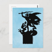 サンミカエル&ドラゴン ポストカード (正面/裏面)